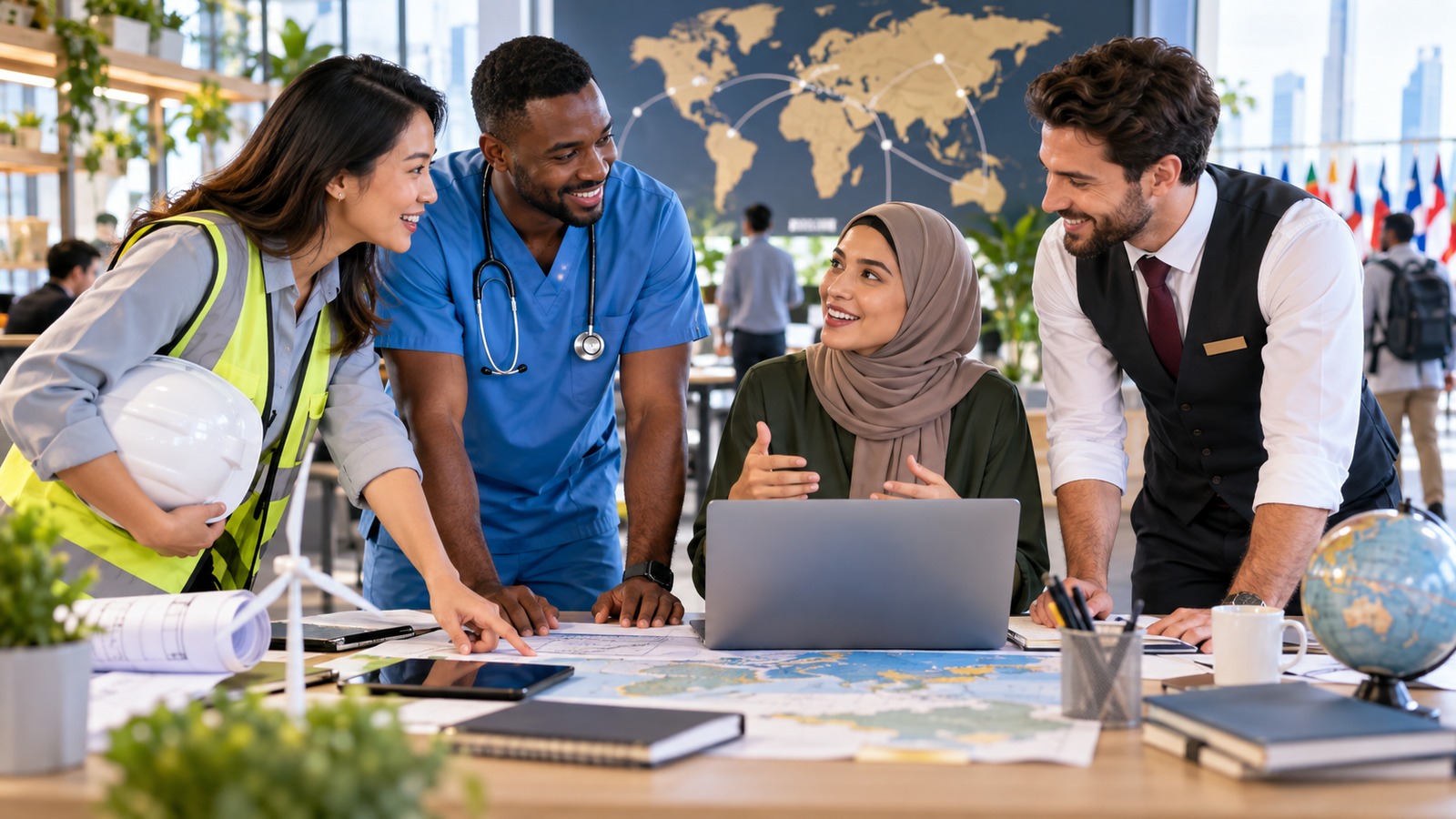 Les métiers et secteurs qui recrutent à l’international