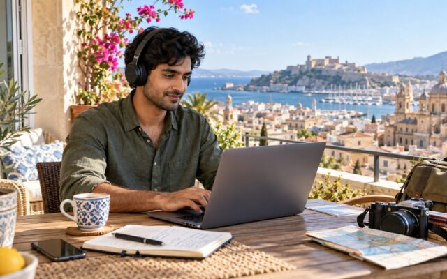 Télétravailler depuis l’étranger : droits, fiscalité et précautions