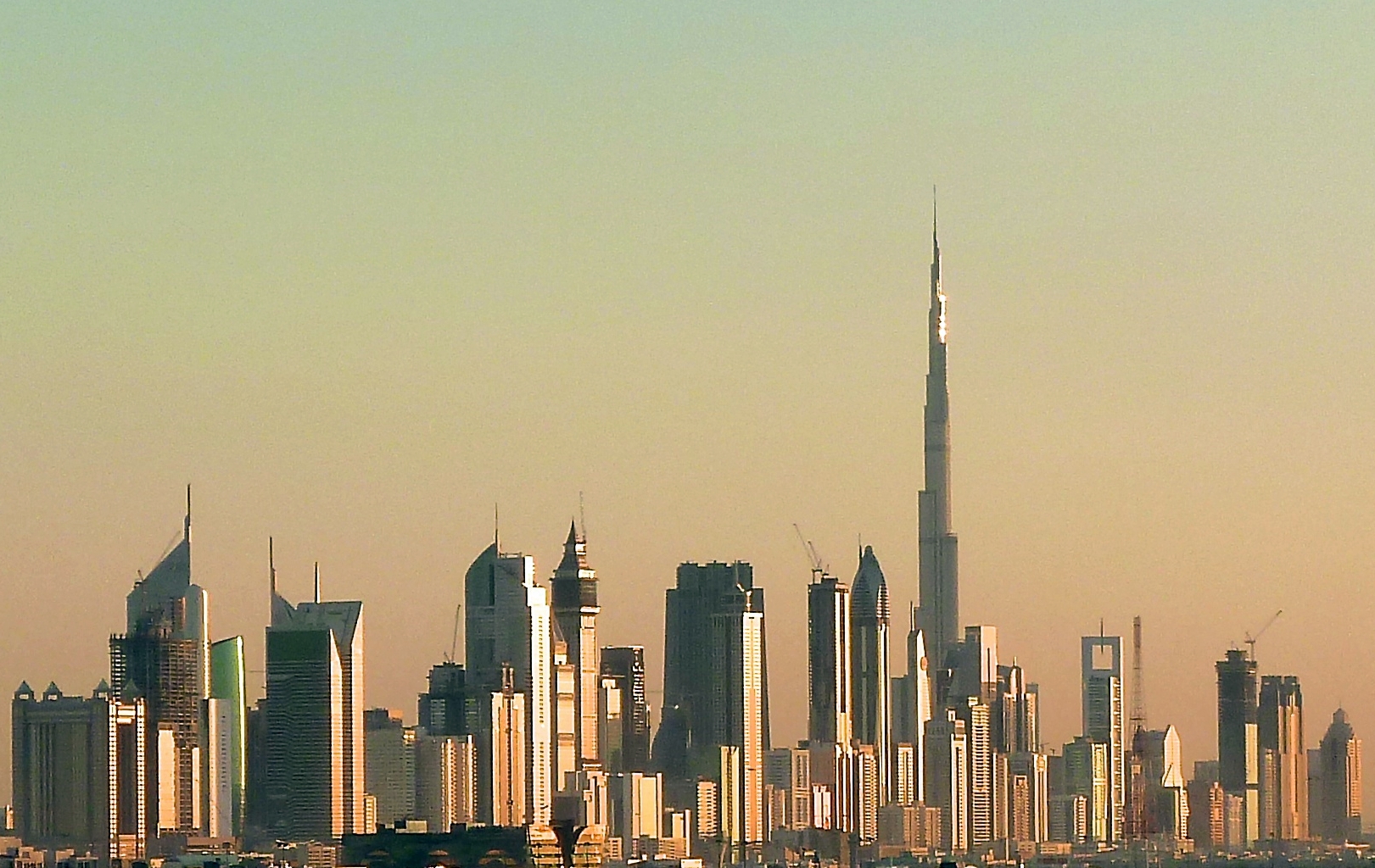 Immeubles et panorama de Dubaï